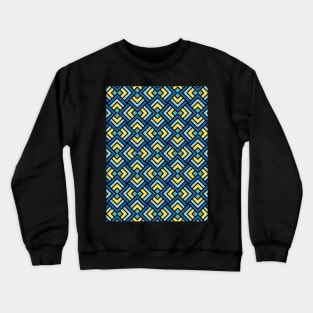 Geometric Pattern Art Crewneck Sweatshirt